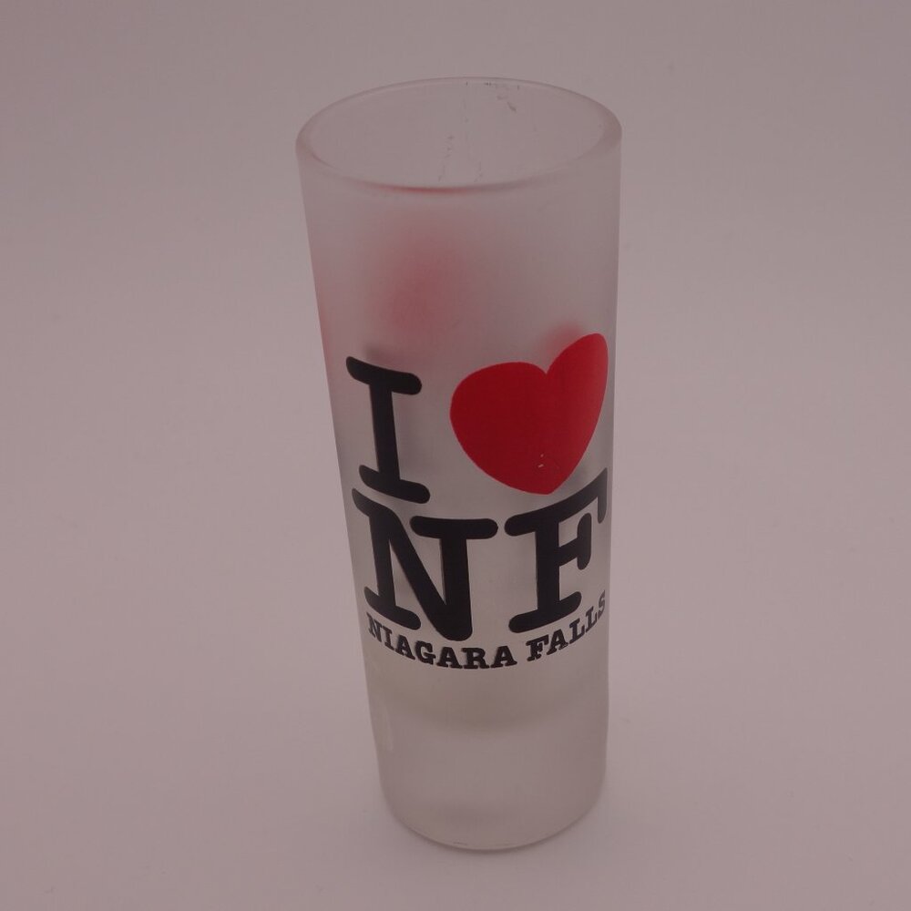 I Love Niagara Falls Smoked Shot Glass